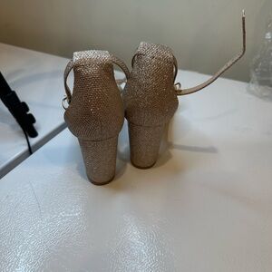 Elegant Gold Women's Heels